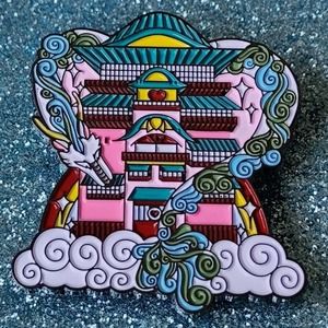 3/$20 Haku Dragon Bathhouse Spirited Away Studio Ghibli Movie Enamel Pin